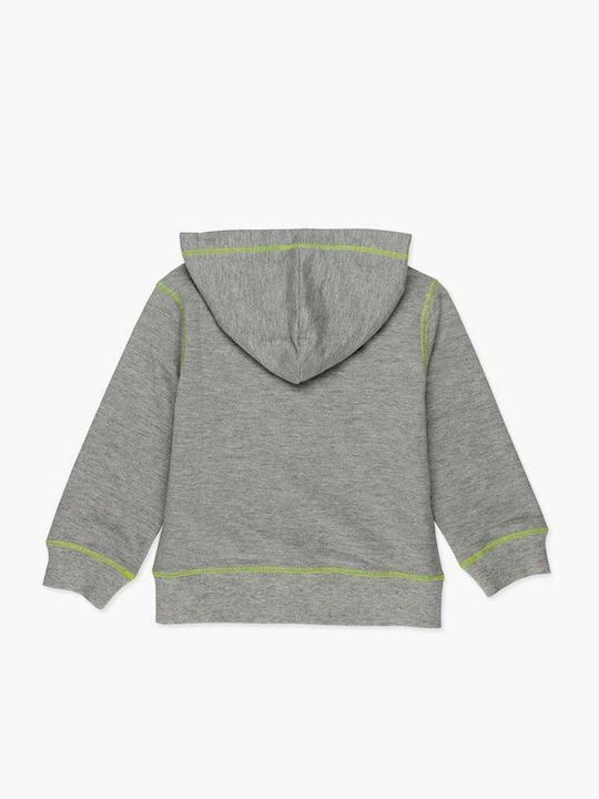 Boboli Kids Sweatshirt Cardigan Gray Jacket