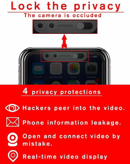 Anti Spy 0.3mm Full Glue Full Face Tempered Glass Μαύρο (iPhone 12 mini)