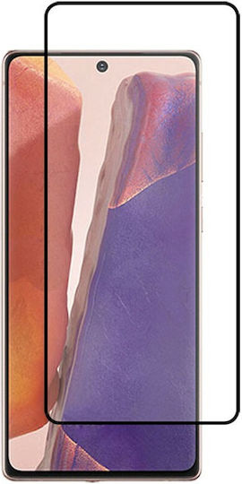 Ceramic Full Face Tempered Glass Μαύρο (Galaxy Note 20)