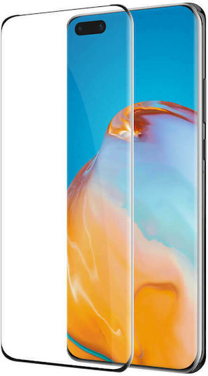 5D 0.3mm Full Face Tempered Glass Negru (Huawei P40)