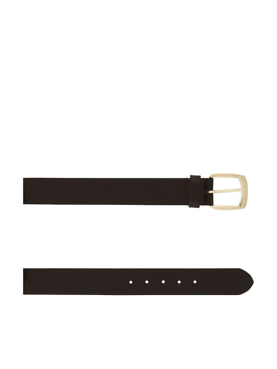Leather Women's Belt Brown