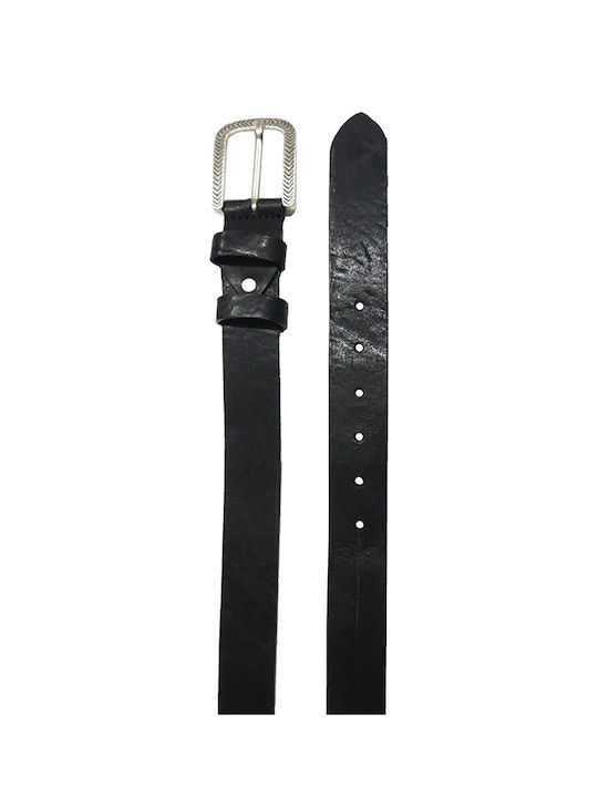 Men's Leather Belt Black