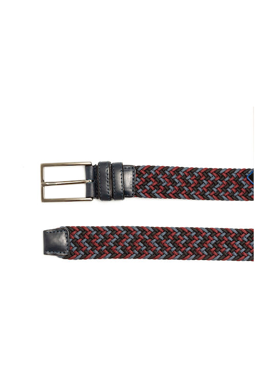 Perlamoda Men's Knitted Belt Brown