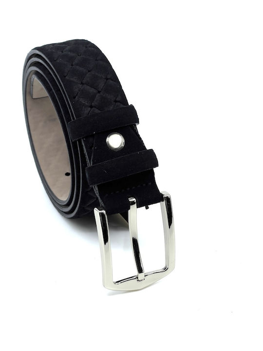 Legend Accessories Men's Artificial Leather Belt Black