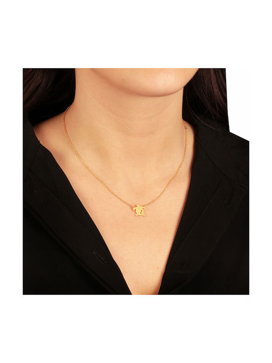 Necklace from Gold Plated Silver