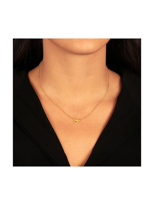 Necklace from Gold Plated Silver