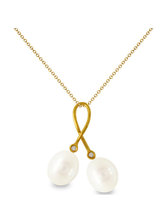 Margaritari Charm από Λευκόχρυσο 18Κ