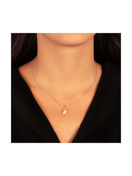 Necklace from Gold Plated Silver