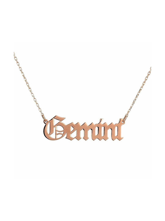 Goldsmith Necklace Zodiac Sign from Gold Plated Silver