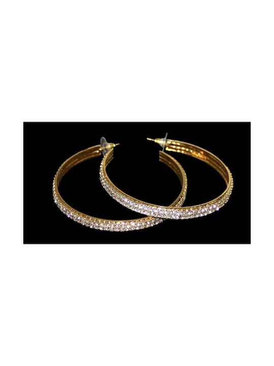 Earrings Hoops Gold Plated