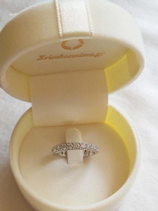 Women's Eternity Band White Gold 14K