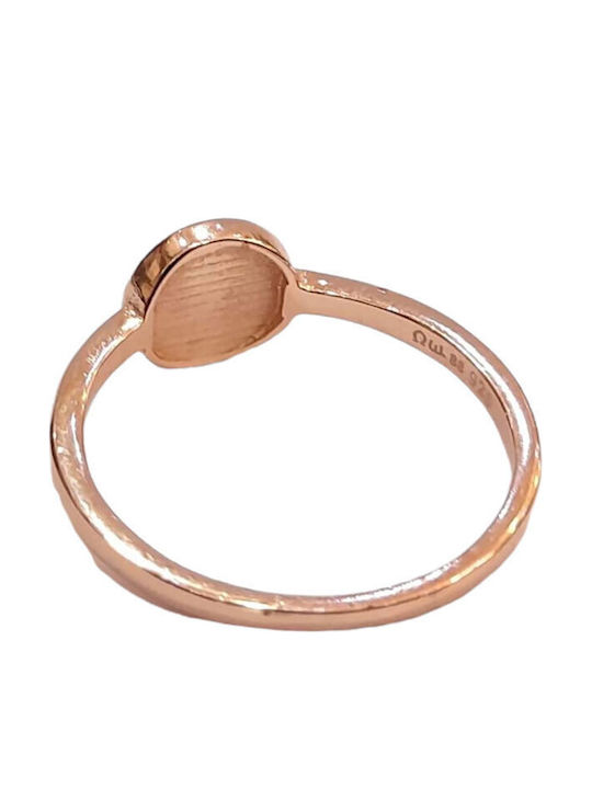 One Jewellery Дамски Пръстен от Сребърен Позлатен