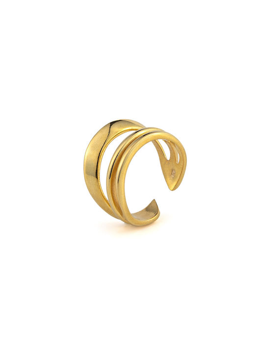 George Art Jewels Women's Gold Plated Silver Ring