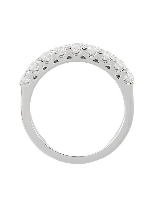 Savvidis Women's White Gold Eternity Ring with Diamond 18K