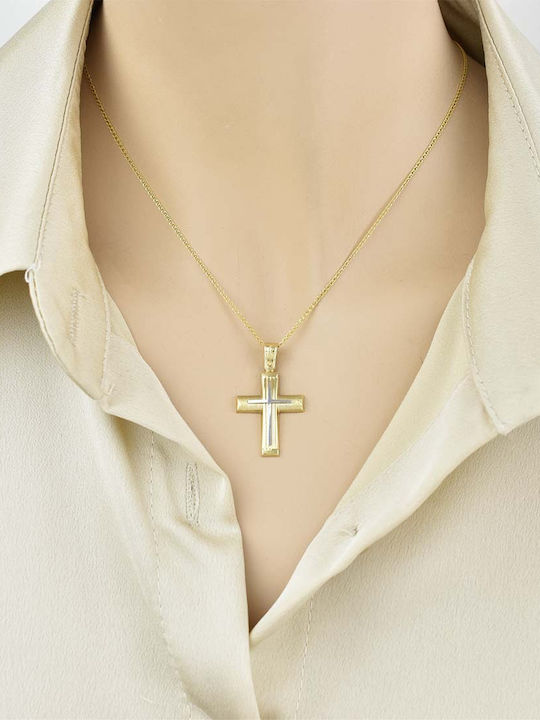 Goldjewels Women's Gold Cross 14K
