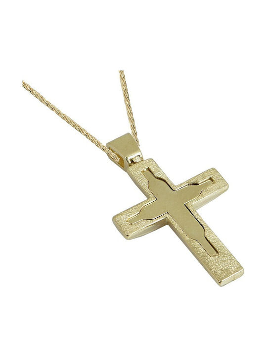 Gold Cross 14K with Chain