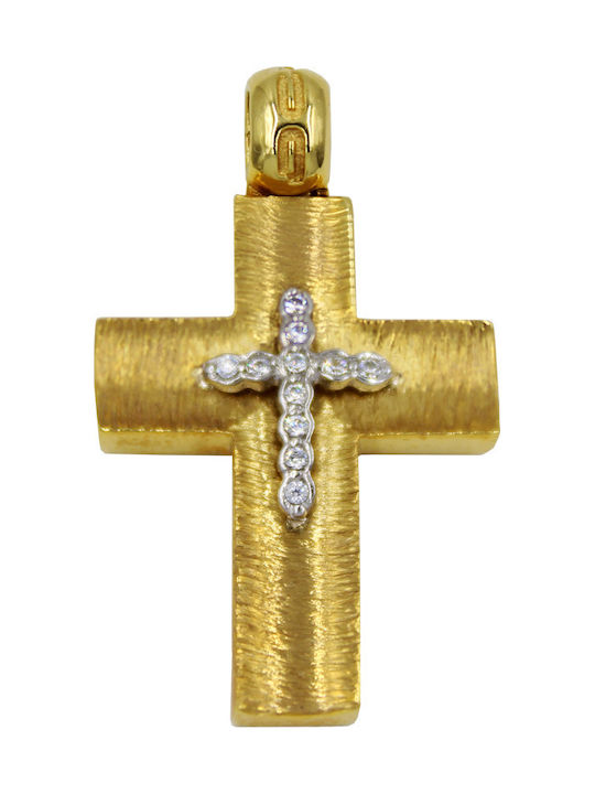 Roloi Kaliamanis Women's Gold Cross 14K Double Sided