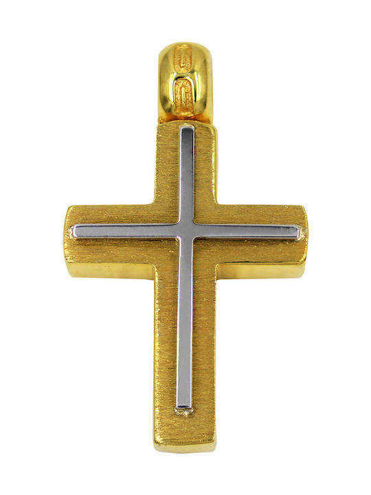 Roloi Kaliamanis Men's Gold Cross 14K Double Sided