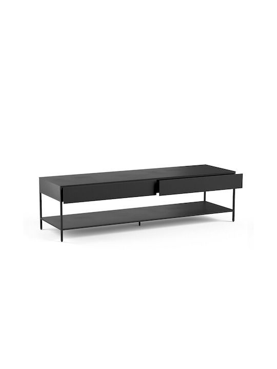 Stand TV Metalic Gri L135xA40xÎ38cm