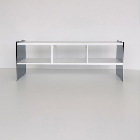 Έπιπλο Τηλεόρασης Λευκό Μ120xΠ45xΥ45cm