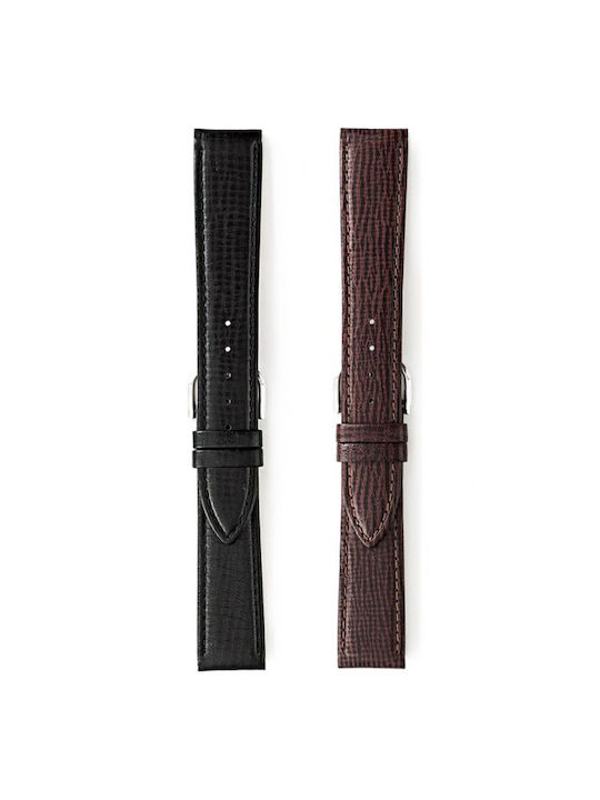 Leather Strap Brown 18mm