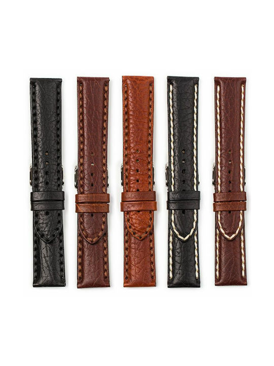 Leather Strap Brown 18mm