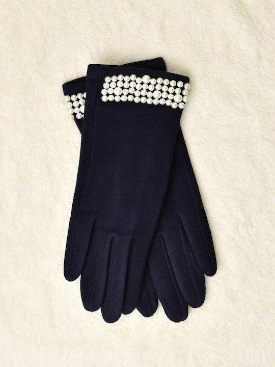 Women's Touch Gloves Navy Blue