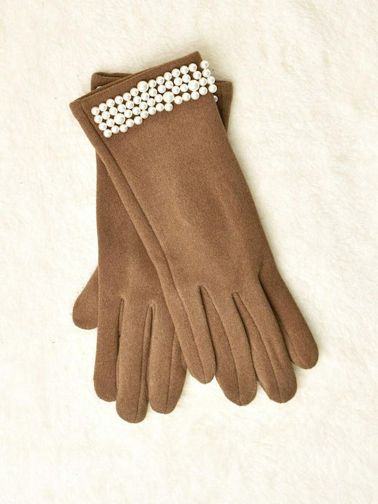 Women's Touch Gloves Brown