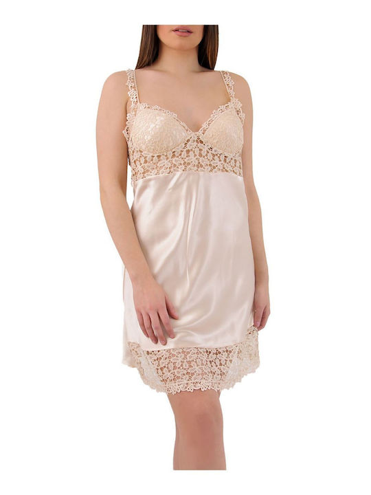 FMS Winter Bridal Women's Robe with Nightgown White