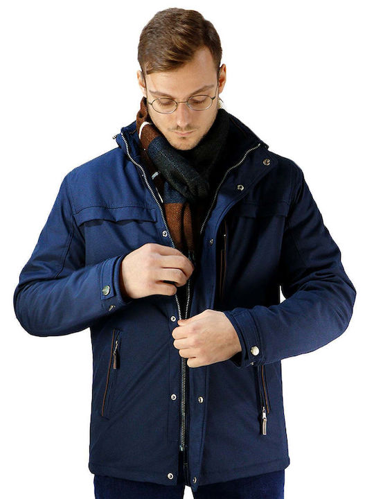 Winter Jacke Marineblau