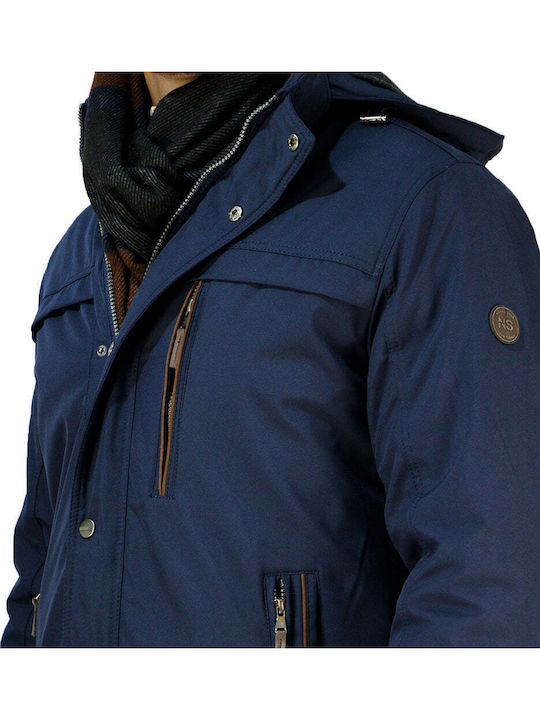 Winter Jacke Marineblau