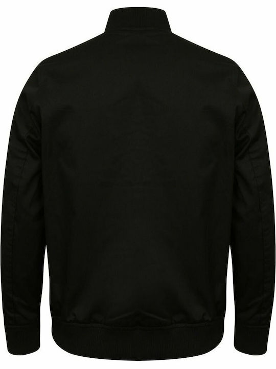 Dissident Cristoforo Cotton Twill Men's Winter Bomber Jacket Black