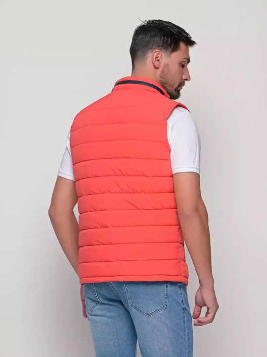 Beneto Maretti Men's Sleeveless Jacket Coral.