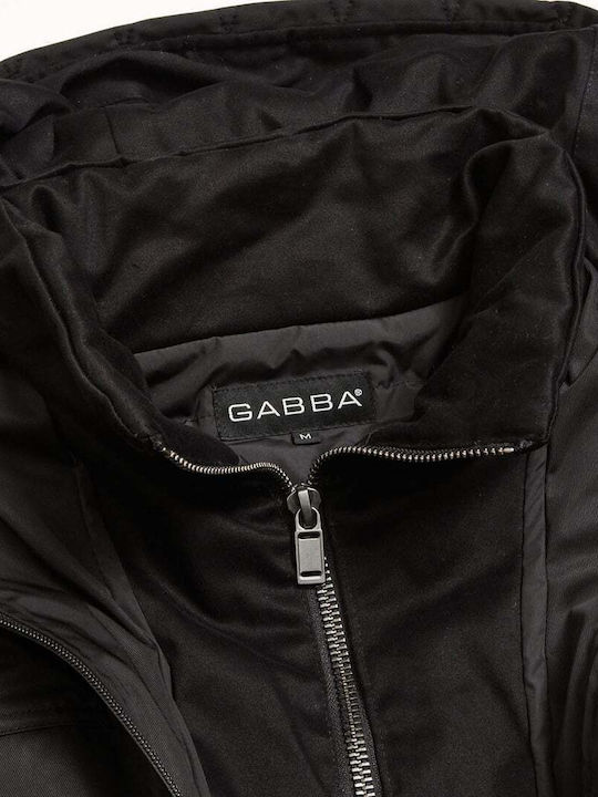 Gabba Men's Winter Parka Jacket Black