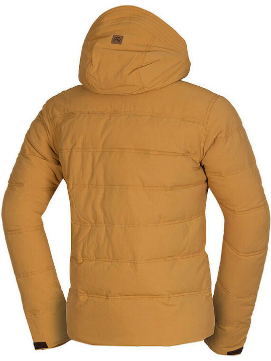 Northfinder Men's Geacă pentru bărbați Puffer Yellow