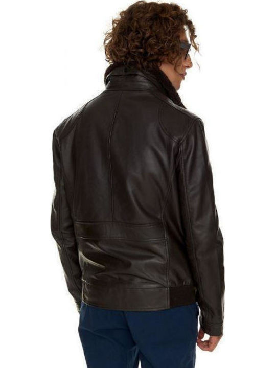 Vasco Lederjacke Winter Jacke Braun