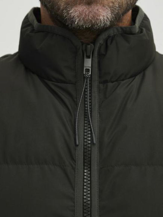 Vinncent 21900289 Peat Sleeveless Winter Jacket Gray