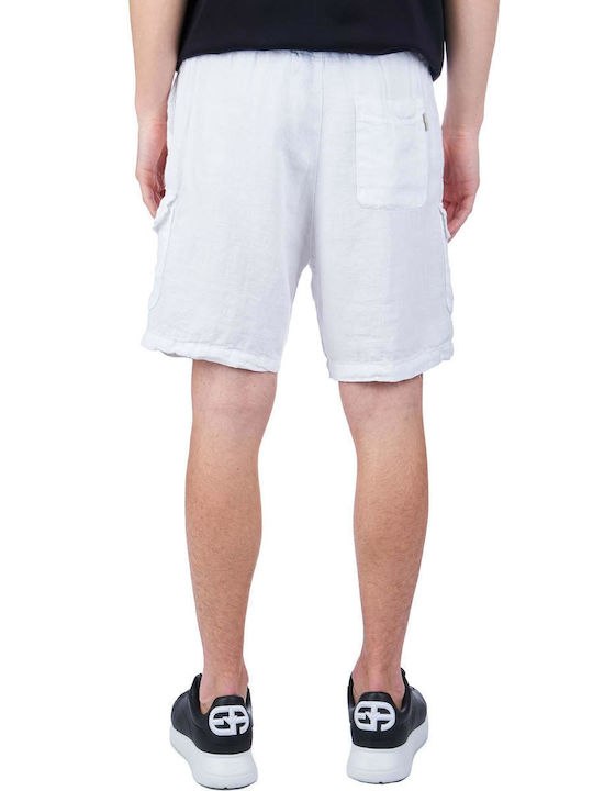 Crossley Herrenshorts Cargo Weiß