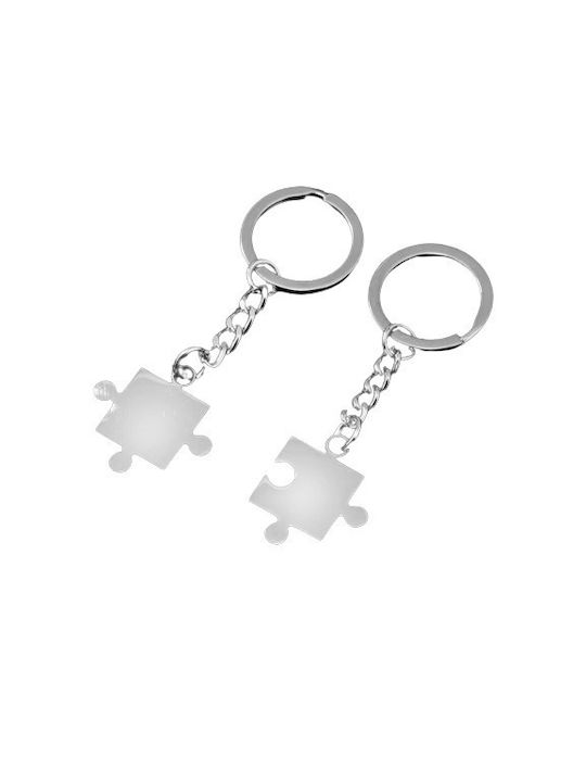 Keychain Metallic for Couples