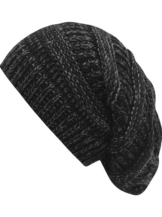 Beanie Unisex Beanie Knitted in Black color