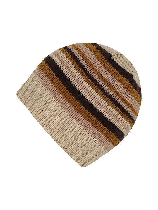 Brims and Trims Ribbed Beanie Cap Beige