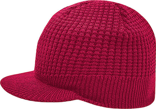 Knitted Beanie Cap Fuchsia