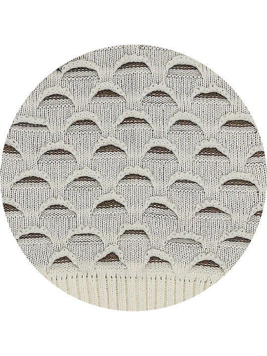 Beanie Γυναικείος Σκούφος Πλεκτός σε Μπεζ χρώμα