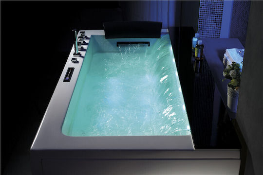 Vinci Badewanne Acryl mit Hydrotherapie 172x100cm
