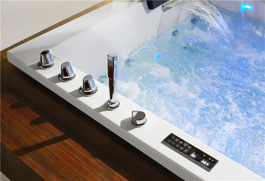 Vinci Μπανιέρα Ακρυλική με Υδρομασάζ 190x150cm
