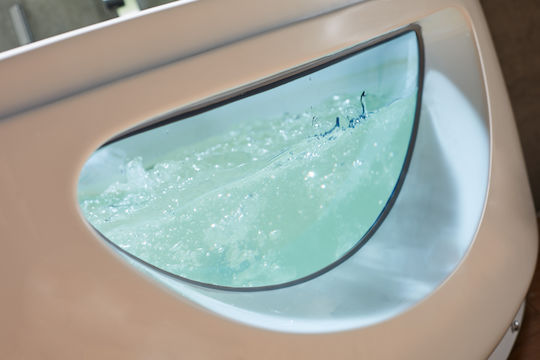 Vinci Badewanne Acryl mit Hydrotherapie 130x130cm