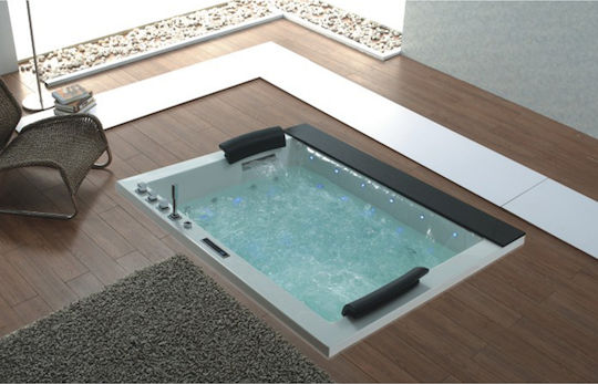 Vinci Μπανιέρα Ακρυλική με Υδρομασάζ 190x150cm