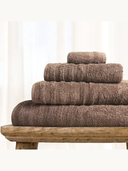 Fieldcrest Hand Towel Ultra Soft 30x50cm. Dark Taupe