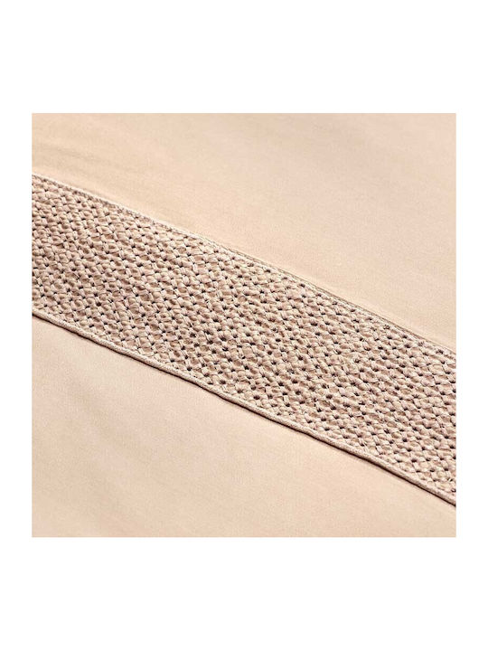 Hauz Σεντόνι King Size 280x290εκ. Dusty Pink