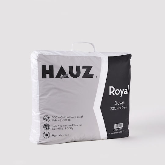 Hauz Пухено Куинсайз 220x240бр Бял